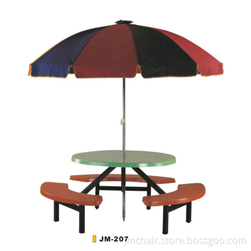 Plastic Round Snack Table and Chair (JM-207)